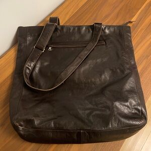 Rudsak Brown leather tote bag